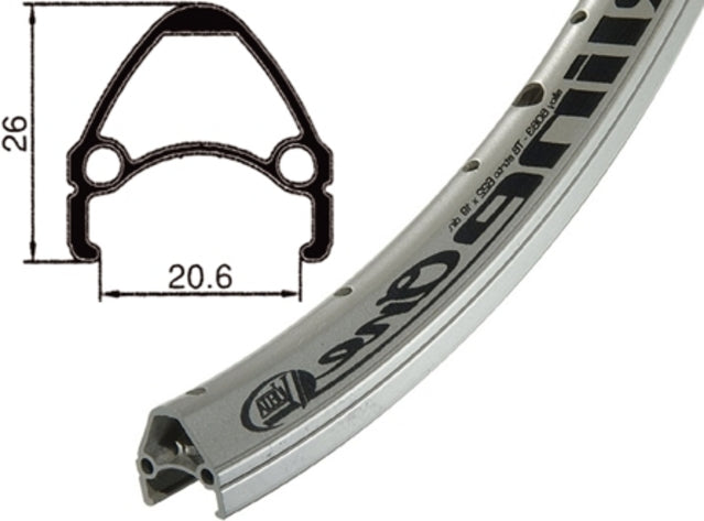 Ryde Airliner Rim 26 (559) 36 otvorů Vysoké 26x1,75