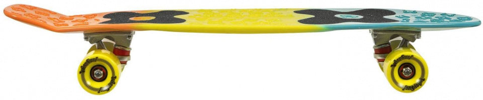 Choke Jim Tricolor Skateboard 71 cm bleu jaune orange