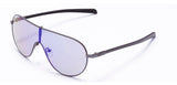 Lunettes de soleil de formule Cat de lentilles unisexes. 4 bleu