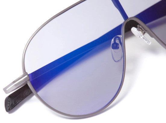 Lunettes de soleil de formule Cat de lentilles unisexes. 4 bleu