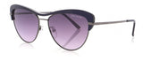 Lunettes de soleil Daniel Hechter DHS253 Dames Cat en acier inoxydable ovale. 3 violet