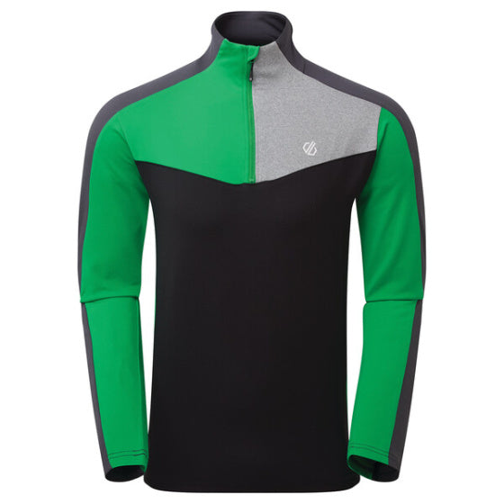 Dare 2B Longsleive disposite Männer polyester gréng schwaarz Gréisst 3xl