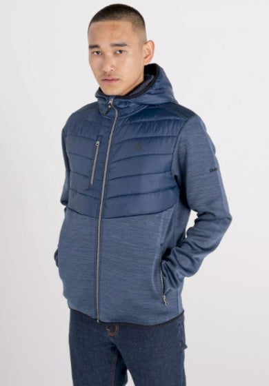 Vågar 2b utomhusvest berättande män polyester blå storlek m