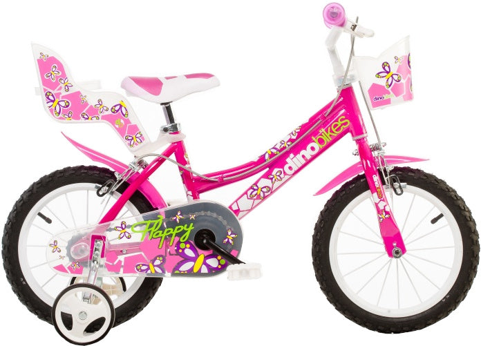 Dino heureux 16 pouces 27 cm filles knijprem rose