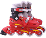 Disney Inline Skates Hardboot Red Size 27-30