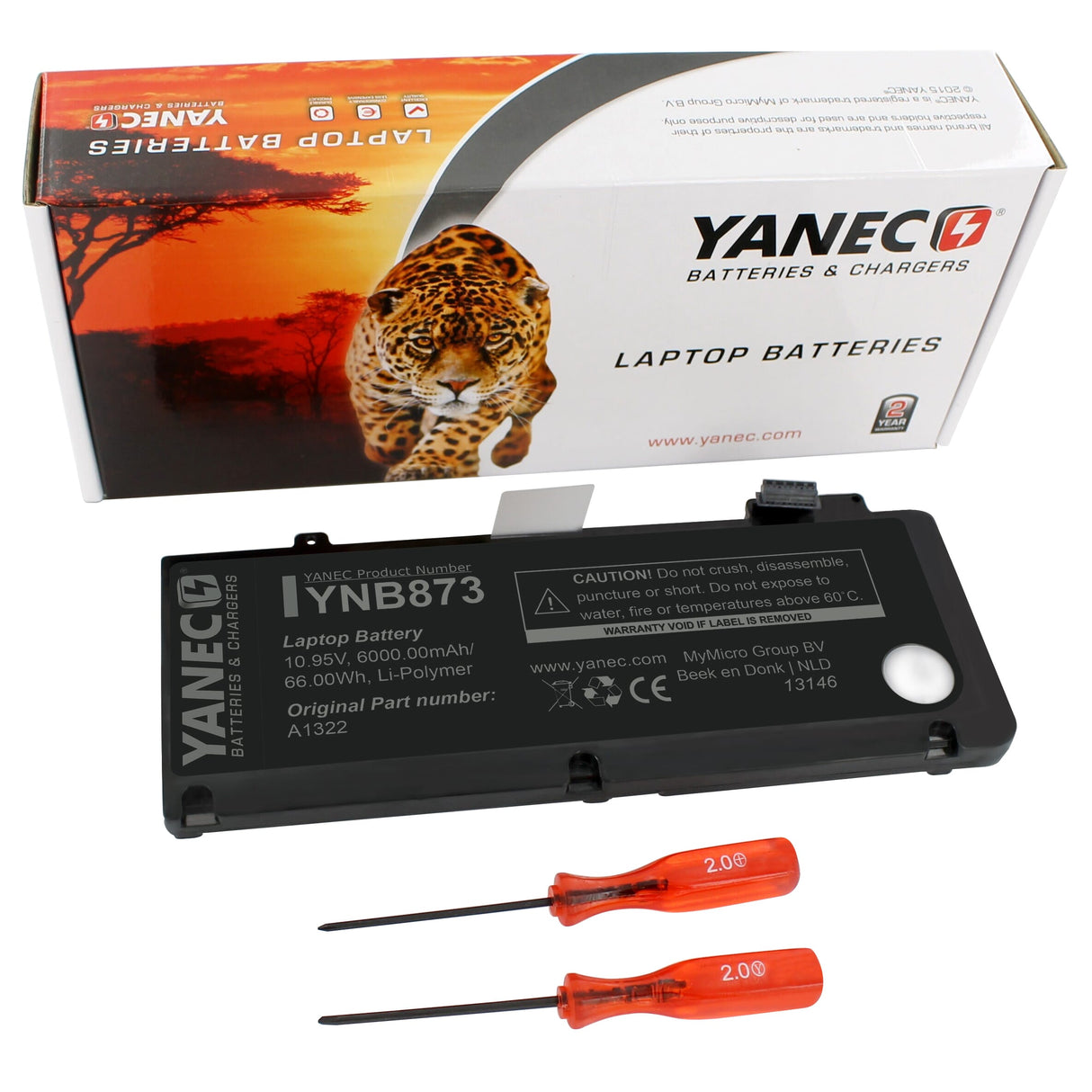 Baterie MacBook Yanec MacBook 6000Mah