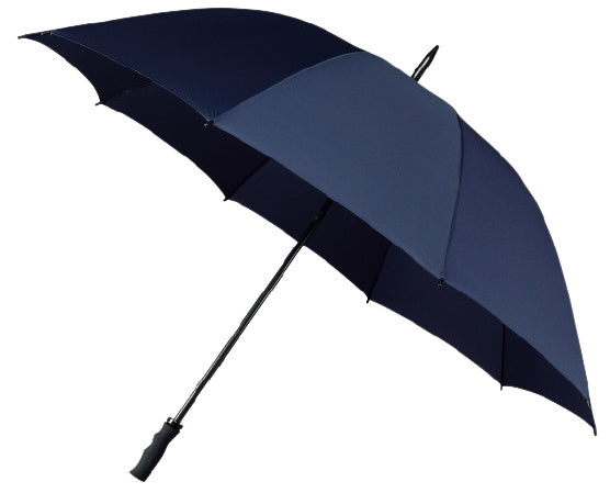 Falcone GolfParaplu a mano antivento aprire 130 cm blu scuro