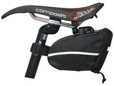 QtCychectech Qt Cycle Tech Saddle Bag Click System 1.1 litros negros