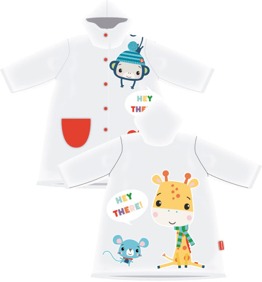 Arditex Raincoat Fisher-Price Junior PVC White Size 24 months
