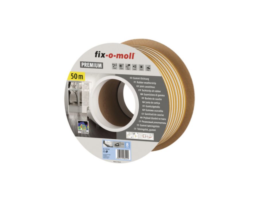 Tapis à brouillon Fix-O-Moll D 50m x 9 mm 3-5,5 mm blanc