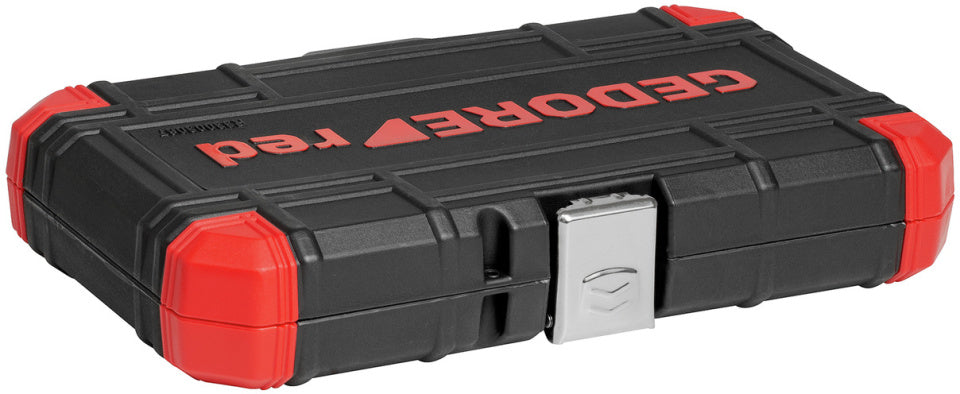 Bitset rojo gedore con destornillador de bit y llaves Allen de 67 piezas