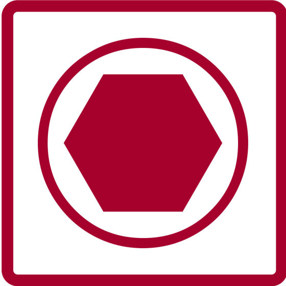 Bitset rojo gedore con destornillador de bit y llaves Allen de 67 piezas
