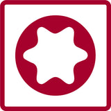Gedore Red Dip Keys 1 2-calowy TX E10-24, 16-częściowy T30-70