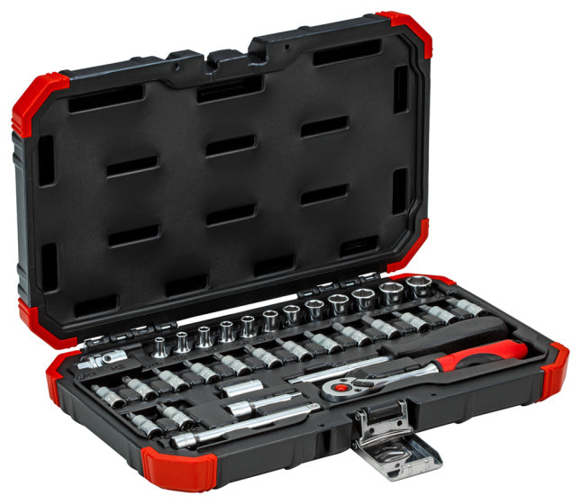 Klawisze Gedore Red Dip Zestaw 1 4 cale SW 4-13 mm Czarny 33-częściowy
