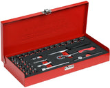 Gedore Red Dops Zestaw 1 4 cale SW 413 mm srebrny 32-częściowy