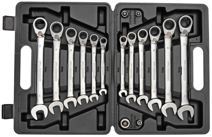 Gedore Red Ringratel-Steek Keys Zestaw SW 8-19 mm 16-częściowy