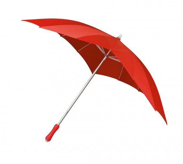 Parapluie du falcone - en forme de polyester de 110 cm rouge