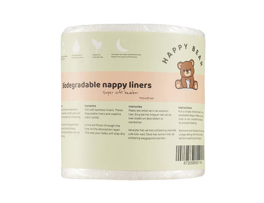 Happybear Washable diaper inlay sheets bamboo