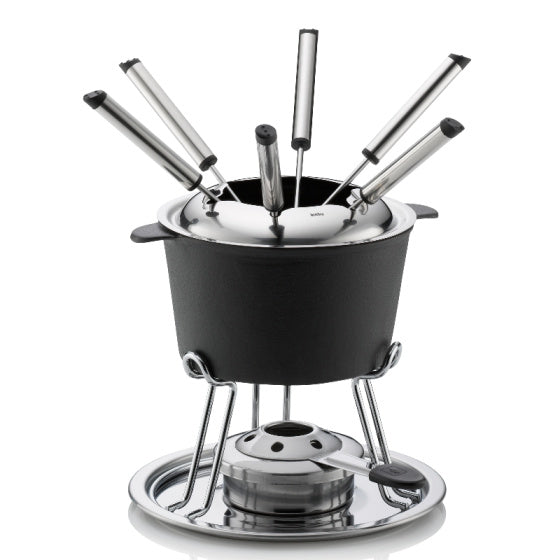 Kela Comore Fondues Set 800 ml 11 pièces noir