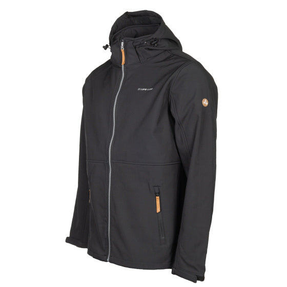 Life Line Kasper Softshell Jacket Mænd sort størrelse L