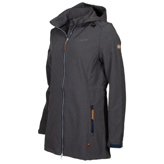 Life Line Kya Softshell Parka Ladies Dark Gray Size 3XL