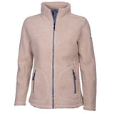 Life Line Lorne Sherpa Fleecejas Ladies Beige Size 3XL