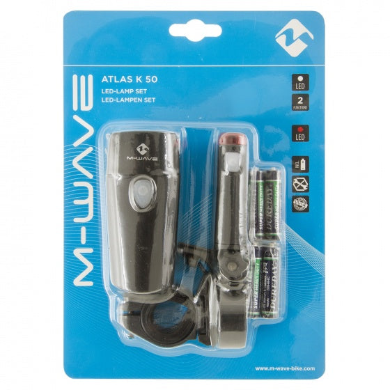 M-wave osvětlení set atlas k 50 LED baterie černá