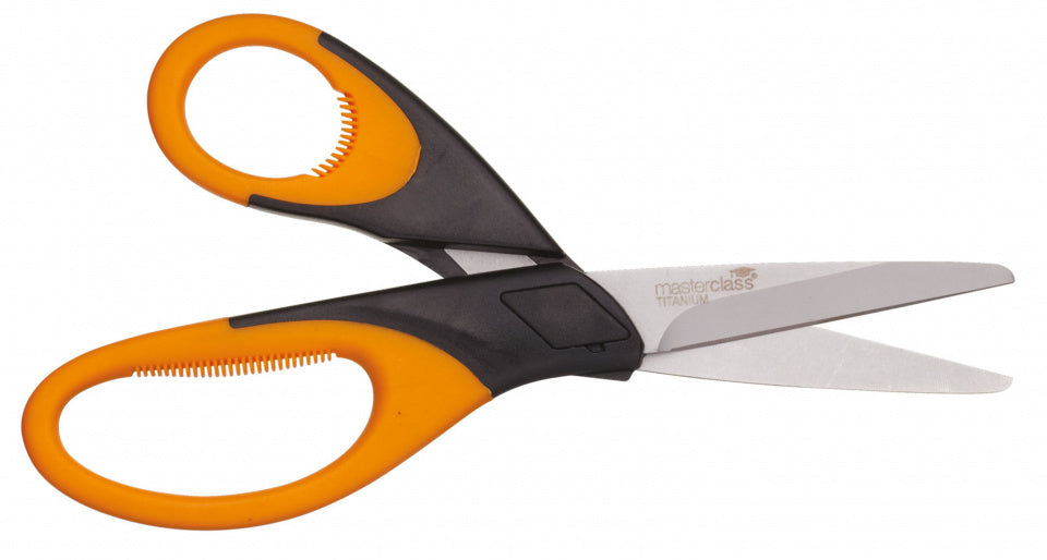 Masterclass Herb Scissors da 20 cm in acciaio inossidabile in gomma Nera arancione