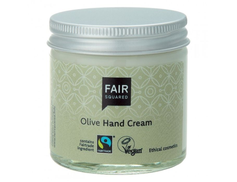 Faire quadratische Handcreme Olive 50 ml Nullabfall