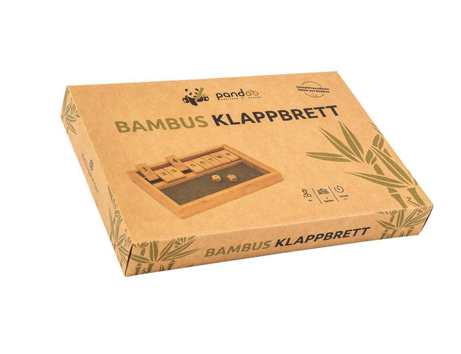 Pandoo Shut the Box Dice Game Bamboo