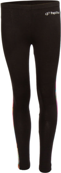 Pantalones de baile de papilon algodón de algodón de algodón tamaño negro 104