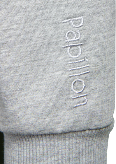 Papillon sudor capucha algodón damas tamaño gris xxl