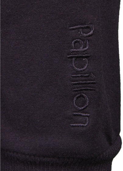 Papillon sudore di cotone con cappuccio di cotone donna nera taglia m