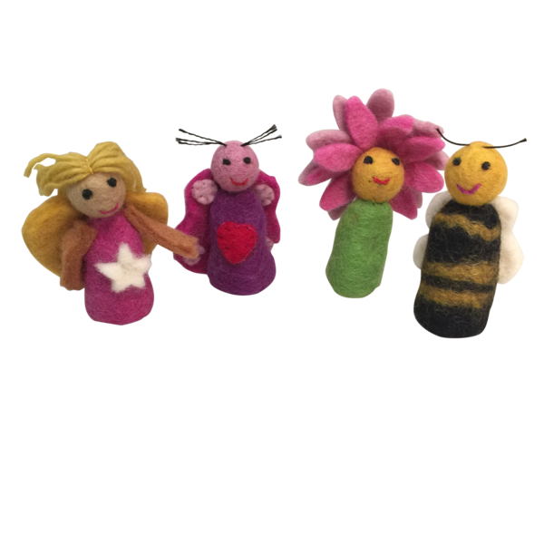 Jouets papoose Papoose Toys Garden Dinger Puppets 4