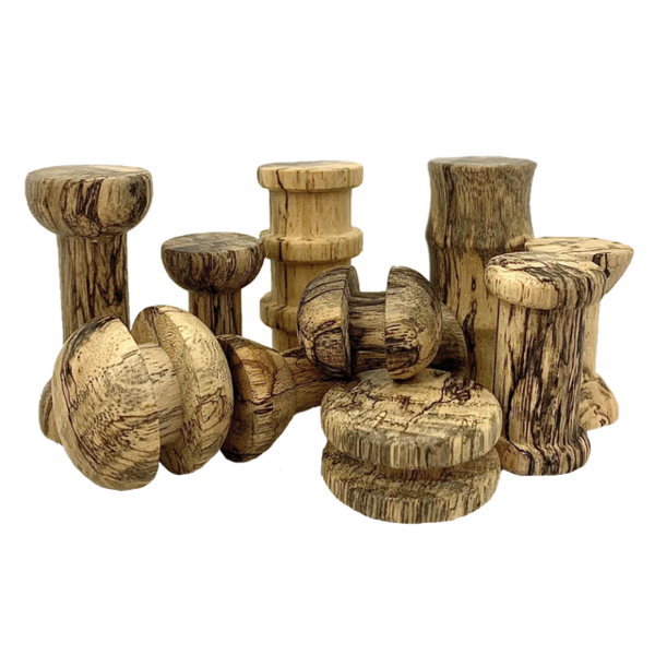 Papoose igrače papoose igrače mini ww tuljava set tamarind 10
