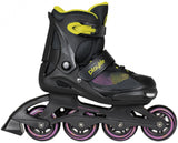 Playlife Inline Skates Joker Hardboot 82A Schwarz gelb Größe 37-40