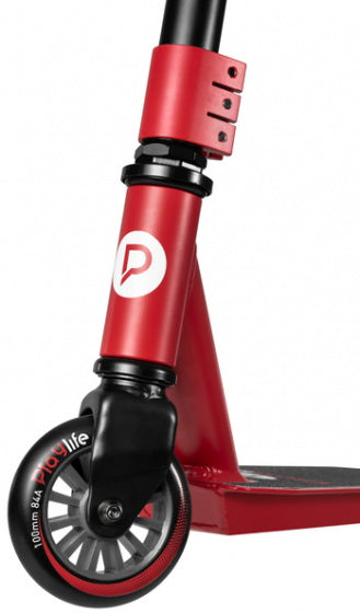PlayLife StuntStep Kicker Red 82 cm Aluminij črno rdeča