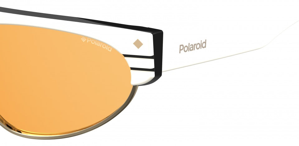 Polaroid solbriller 6088 0xr hei damer elfenben med kobberobjektiv