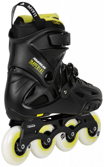 Powerslide en ligne Skates Imperial One 88a Hardboot Black Mt 43 44