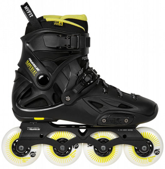 Powerslide en ligne Skates Imperial One 88a Hardboot Black Mt 43 44
