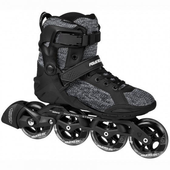 Powerslide Inline Skates Phuzion Radon Enzo 90 83A Black Size 42
