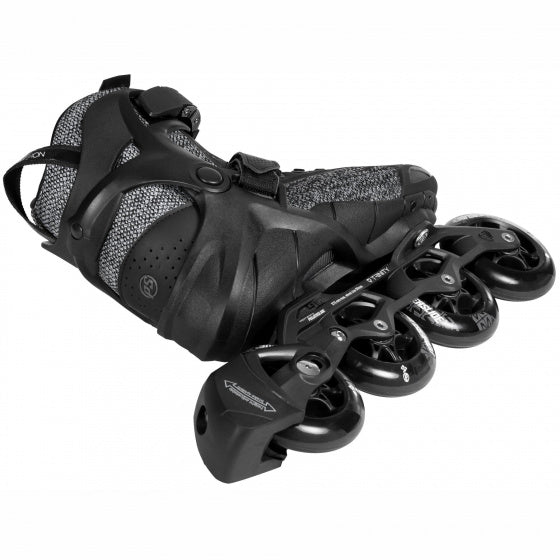 Powerslide Inline Skates Phuzion Radon Enzo 90 83A Black Size 42