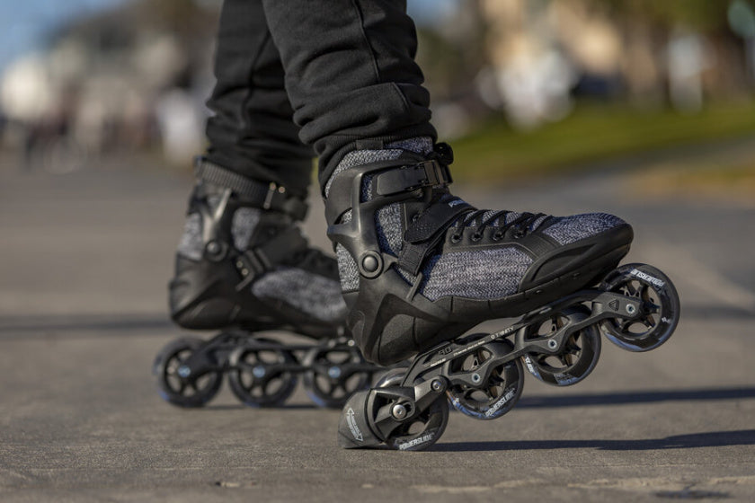 Powerslide Inline Skates Phuzion Radon Enzo 90 83A Black Size 42