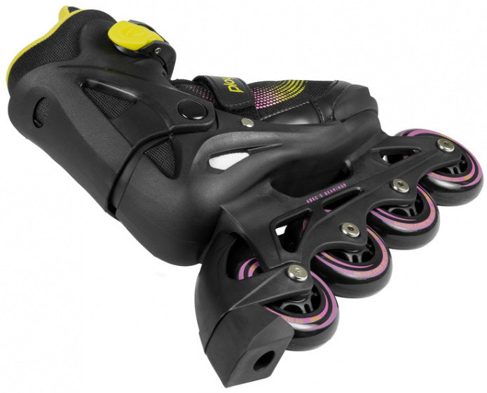 Playlife Inline Skates Joker Hardboot 82A Schwarz gelb Größe 37-40