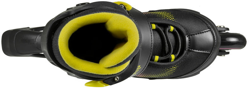 Playlife Inline Skates Joker Hardboot 82A Schwarz gelb Größe 37-40