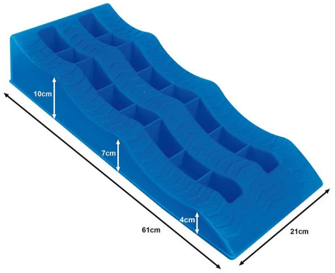 Proplus rampy se 3 úrovněmi: 4,7 a 10 cm modrá 2 kusy