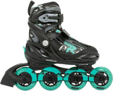 Roces Moody Tif Inlinekates Black Aqua Velikost 36-40