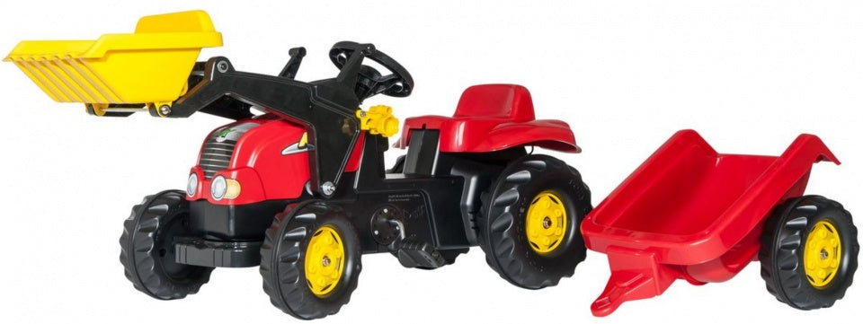 Rolly toys Traptractor RollyKid X junior rood