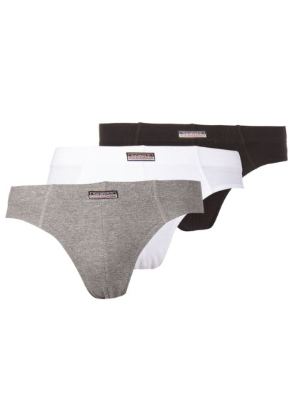 Rucanor Box Slips da 3 pacchetti da 3 pacchetti nero grigio bianco dimensile m