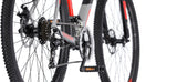 Rucanor Lux 27,5 pollici 46 cm uomini 21 V Freno a disco meccanico rosso argento